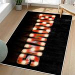 nfl cleveland browns area rug non slip football carpet home decor gift idea for fans living room clb139
