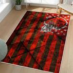 nfl cleveland browns area rug non slip football carpet home decor gift idea for fans living room clb153