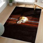 nfl cleveland browns area rug non slip football carpet home decor gift idea for fans living room clb156