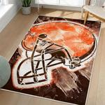 nfl cleveland browns area rug non slip football carpet home decor gift idea for fans living room clb178