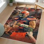 nfl cleveland browns area rug non slip football carpet home decor gift idea for fans living room clb196