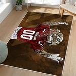 nfl cleveland browns area rug non slip football carpet home decor gift idea for fans living room clb197