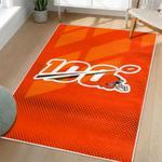 nfl cleveland browns area rug non slip football carpet home decor gift idea for fans living room clb51