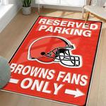 nfl cleveland browns area rug non slip football carpet home decor gift idea for fans living room clb59