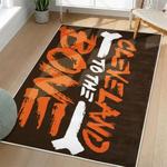 nfl cleveland browns area rug non slip football carpet home decor gift idea for fans living room clb76