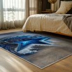nfl dallas cowboys football team logo sport carpet area rug home decor bed room dcb156