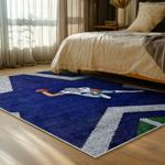 nfl dallas cowboys football team logo sport carpet area rug home decor bed room dcb157