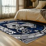 nfl dallas cowboys football team logo sport carpet area rug home decor bed room dcb160