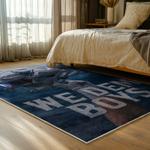 nfl dallas cowboys football team logo sport carpet area rug home decor bed room dcb216