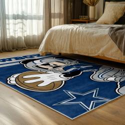 NFL Dallas Cowboys Football Team Logo Sport Carpet Area Rug Home Decor Gift Fans DCB224