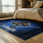 nfl dallas cowboys football team logo sport carpet area rug home decor bed room dcb237