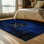 nfl dallas cowboys football team logo sport carpet area rug home decor bed room dcb262