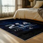 nfl dallas cowboys football team logo sport carpet area rug home decor bed room dcb78