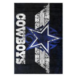 nfl dallas cowboys football team logo sport carpet area rug home decor gift fans dcb105
