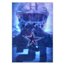 nfl dallas cowboys football team logo sport carpet area rug home decor gift fans dcb108