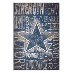 nfl dallas cowboys football team logo sport carpet area rug home decor gift fans dcb115