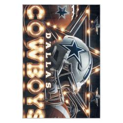 nfl dallas cowboys football team logo sport carpet area rug home decor gift fans dcb120