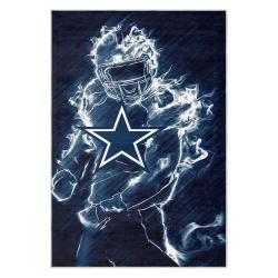 nfl dallas cowboys football team logo sport carpet area rug home decor gift fans dcb133