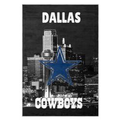 nfl dallas cowboys football team logo sport carpet area rug home decor gift fans dcb134