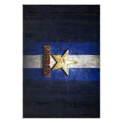 nfl dallas cowboys football team logo sport carpet area rug home decor gift fans dcb135