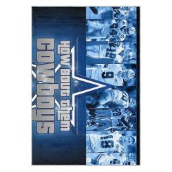 nfl dallas cowboys football team logo sport carpet area rug home decor gift fans dcb164