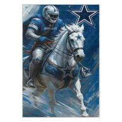 nfl dallas cowboys football team logo sport carpet area rug home decor gift fans dcb171