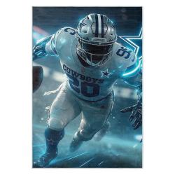 nfl dallas cowboys football team logo sport carpet area rug home decor gift fans dcb183