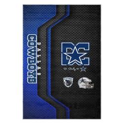 nfl dallas cowboys football team logo sport carpet area rug home decor gift fans dcb191