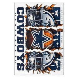 nfl dallas cowboys football team logo sport carpet area rug home decor gift fans dcb201
