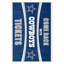 nfl dallas cowboys football team logo sport carpet area rug home decor gift fans dcb228