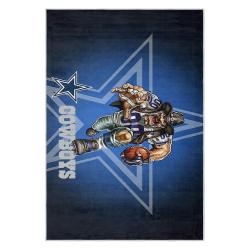 nfl dallas cowboys football team logo sport carpet area rug home decor gift fans dcb237