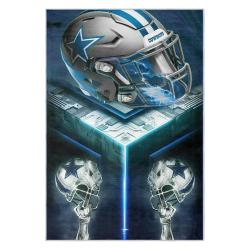 nfl dallas cowboys football team logo sport carpet area rug home decor gift fans dcb256