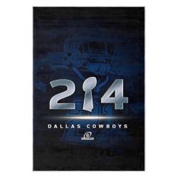 nfl dallas cowboys football team logo sport carpet area rug home decor gift fans dcb78