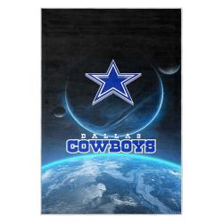 nfl dallas cowboys football team logo sport carpet area rug home decor gift fans dcb82