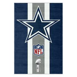 nfl dallas cowboys football team logo sport carpet area rug home decor gift fans dcb86