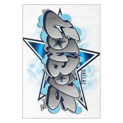 nfl dallas cowboys football team logo sport carpet area rug home decor gift fans dcb87