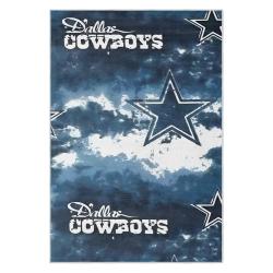 nfl dallas cowboys football team logo sport carpet area rug home decor gift fans dcb88