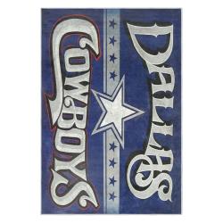 nfl dallas cowboys football team logo sport carpet area rug home decor gift fans dcb95
