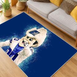 nfl dallas cowboys football team logo sport carpet area rug home decor living room dcb109