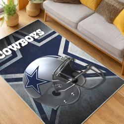 nfl dallas cowboys football team logo sport carpet area rug home decor living room dcb122