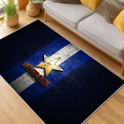 nfl dallas cowboys football team logo sport carpet area rug home decor living room dcb135