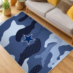 nfl dallas cowboys football team logo sport carpet area rug home decor living room dcb138