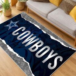 nfl dallas cowboys football team logo sport carpet area rug home decor living room dcb162