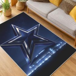 nfl dallas cowboys football team logo sport carpet area rug home decor living room dcb166