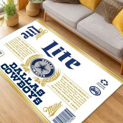 nfl dallas cowboys football team logo sport carpet area rug home decor living room dcb176