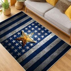 nfl dallas cowboys football team logo sport carpet area rug home decor living room dcb180