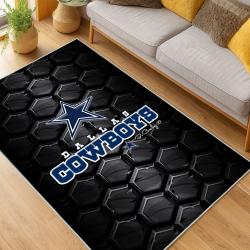nfl dallas cowboys football team logo sport carpet area rug home decor living room dcb184