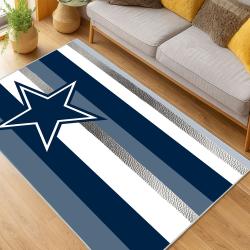 nfl dallas cowboys football team logo sport carpet area rug home decor living room dcb195