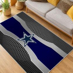 nfl dallas cowboys football team logo sport carpet area rug home decor living room dcb198