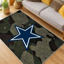 nfl dallas cowboys football team logo sport carpet area rug home decor living room dcb229